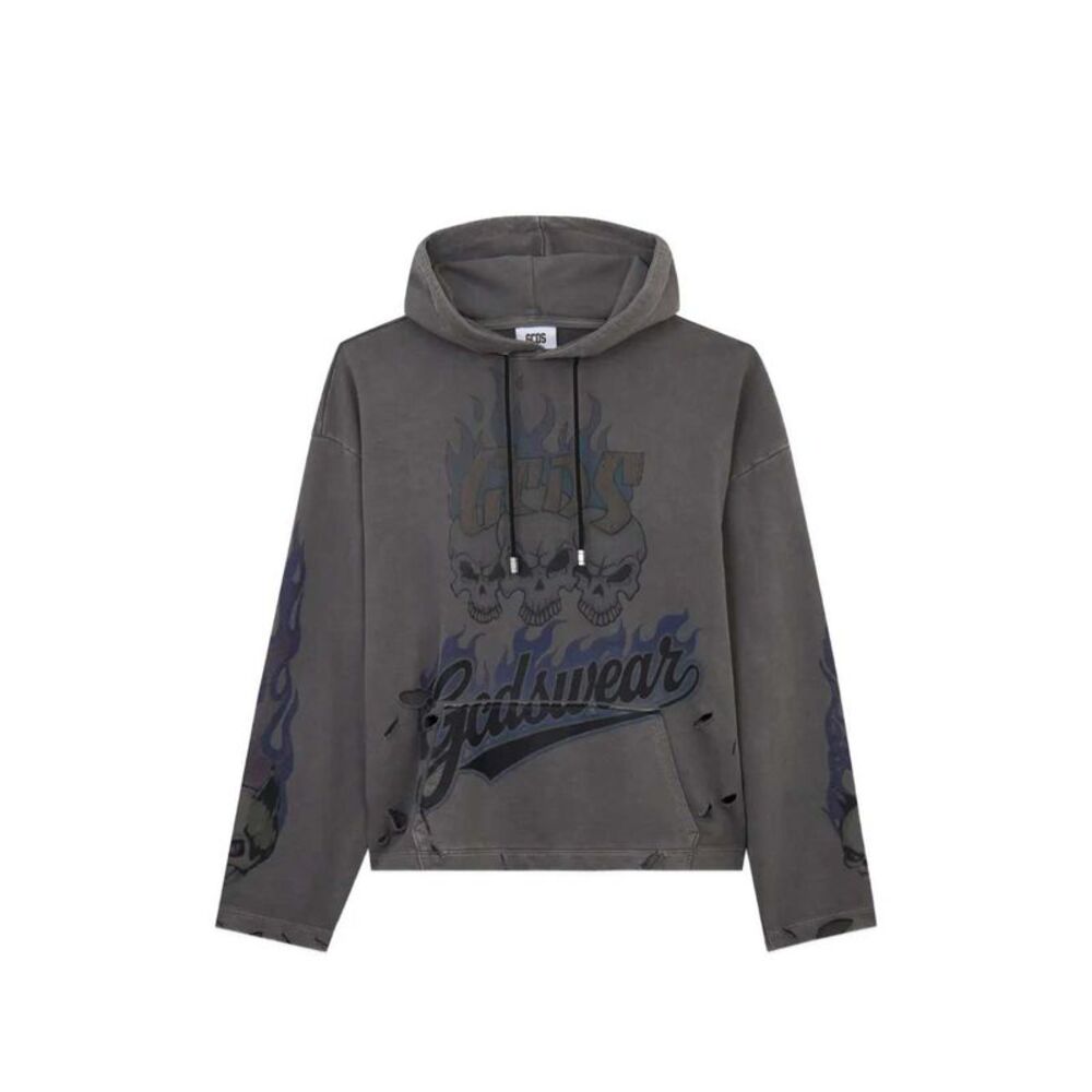 Gcds Men Printed Hoodie